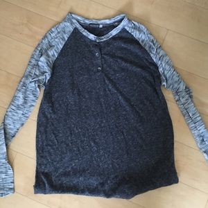 Dark & Light Grey Long Sleeve Shirt